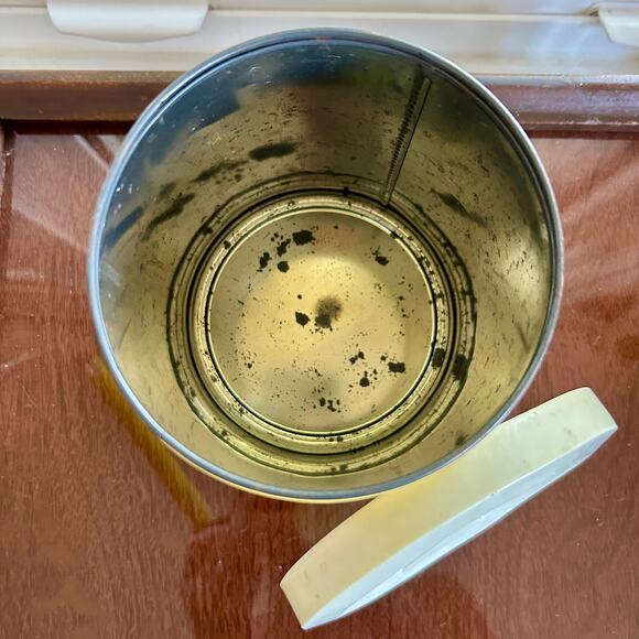 Vintage Procter & Gamble Atomic Fruit Print Canister Tin with Lid, 60s/70s - Picture 8 of 12